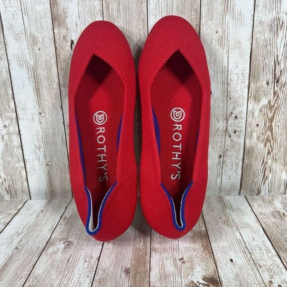 Rothy’s red low top slip‎ Ons Womens 7 - Picture 5 of 7